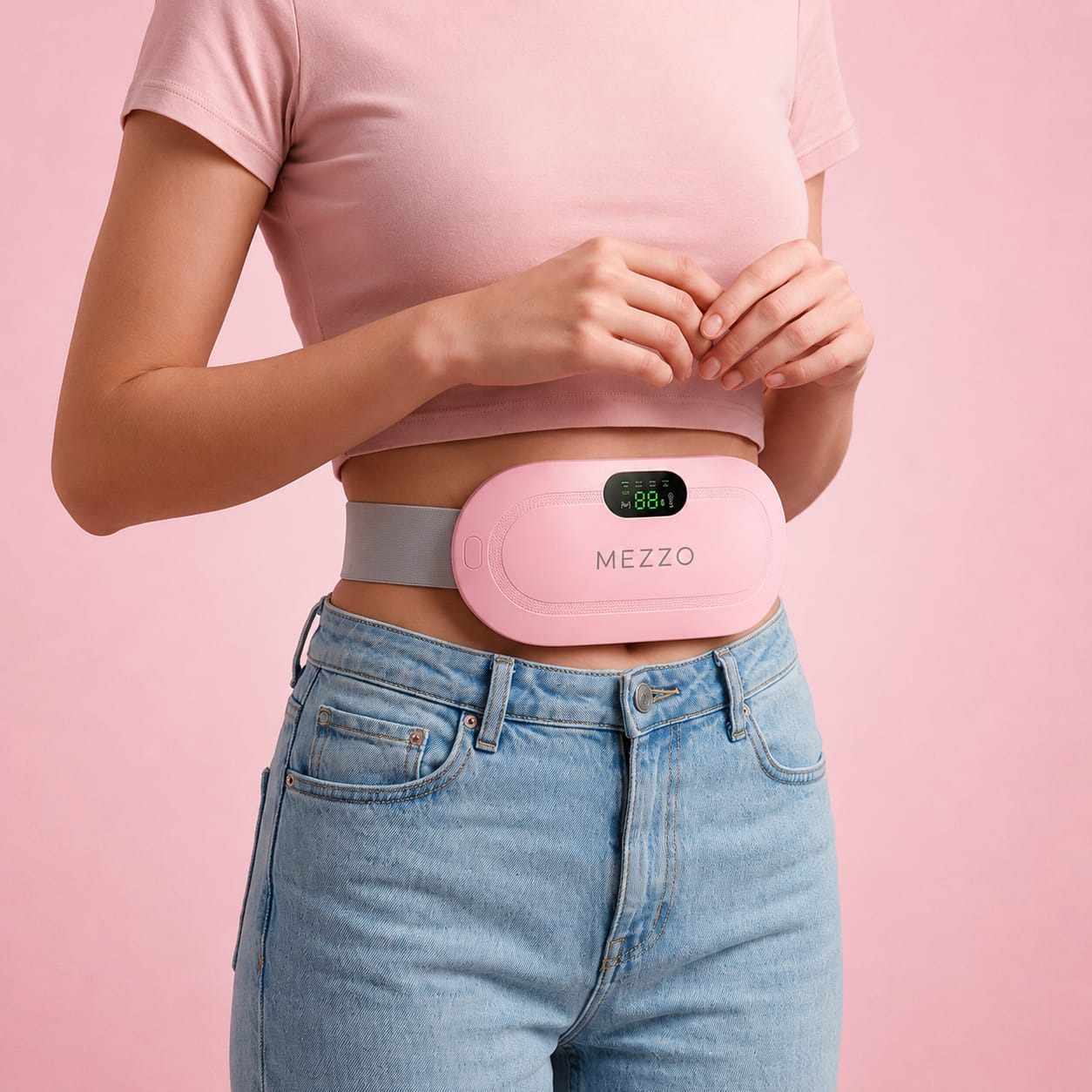 MEZZO Period Cramp Massager Belt with Heat & Vibration