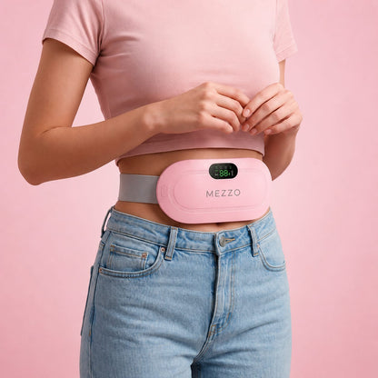MEZZO Period Cramp Massager Belt with Heat & Vibration