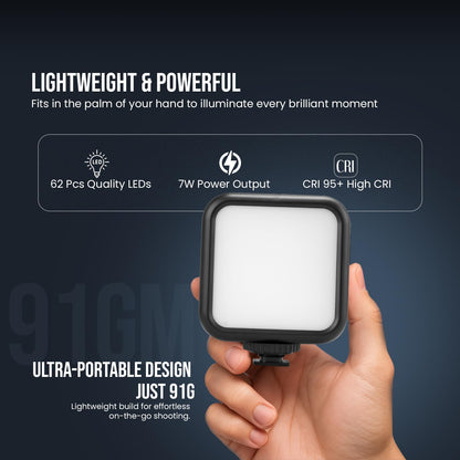 Mezzo Creator Selfie Light – Portable 3-Mode Studio Glow