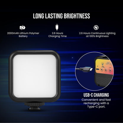 Mezzo Creator Selfie Light – Portable 3-Mode Studio Glow