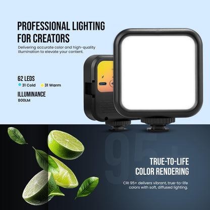 Mezzo Creator Selfie Light – Portable 3-Mode Studio Glow
