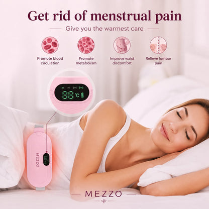 MEZZO Period Cramp Massager Belt with Heat & Vibration