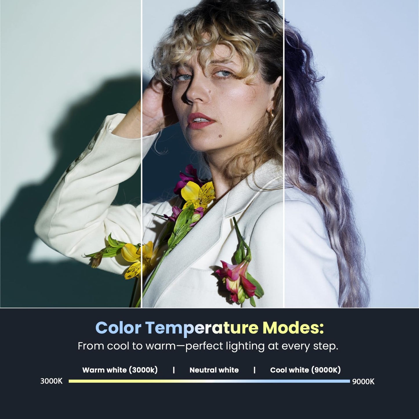 Mezzo Creator Selfie Light – Portable 3-Mode Studio Glow