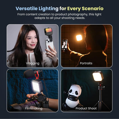 Mezzo Creator Selfie Light – Portable 3-Mode Studio Glow